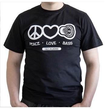 DD T-shirt XXXL love,peace&bass image